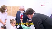 Binali Yıldırım ile anaokulu öğrencisinin gülümseten diyaloğu! 