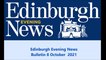 Edinburgh Evening News Bulletin 8 October
