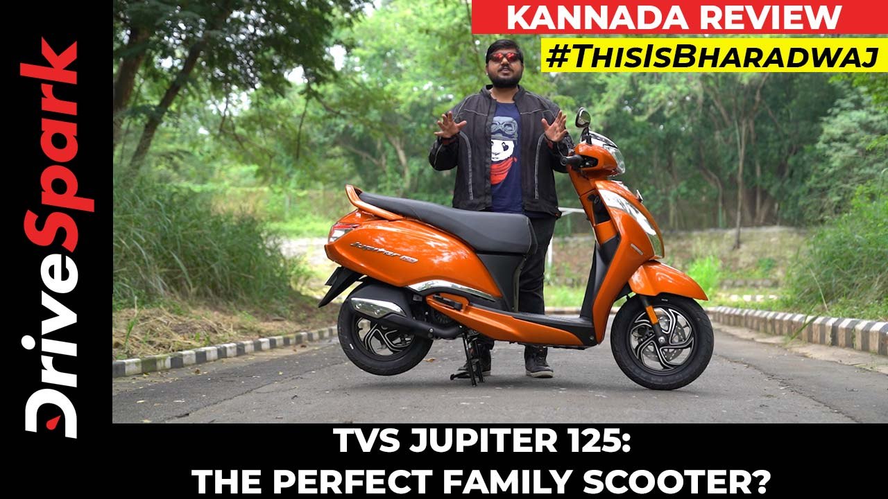 TVS Jupiter 125 Kannada Review | Large Underseat Storage, Powerful 125cc Engine, Highest Mileage