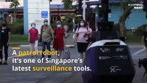 New robots patrolling for 'anti-social behaviour' causing unease in Singapore streets