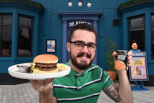 The Adelphi in Preston is swapping baked beans for burgers