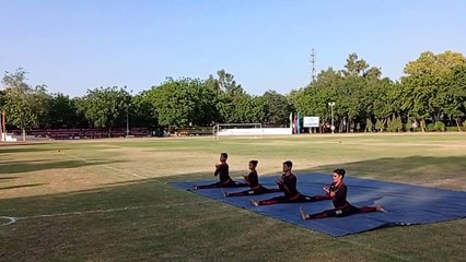 Watch- योगा प्रतियोगिता में  प्रतिभागियों ने योग का किया प्रदर्शन