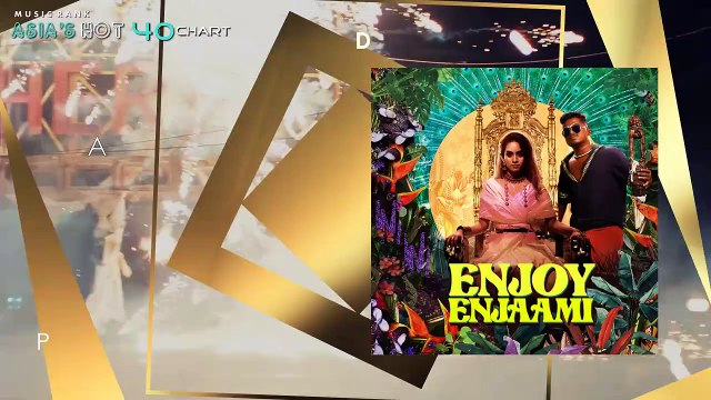 MUSIC RANK ASIA'S HOT 40 CHART CERTIFIED GOLD AND PLATINUM