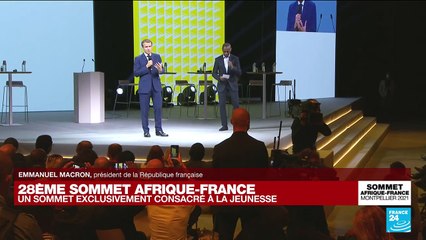 Sommet Afrique-France : Macron veut "un avenir choisi et construit ensemble" avec le continent