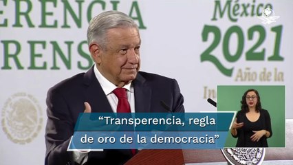 Por el “debido proceso de la transparencia” se dio a conocer el expediente de Cienfuegos: AMLO