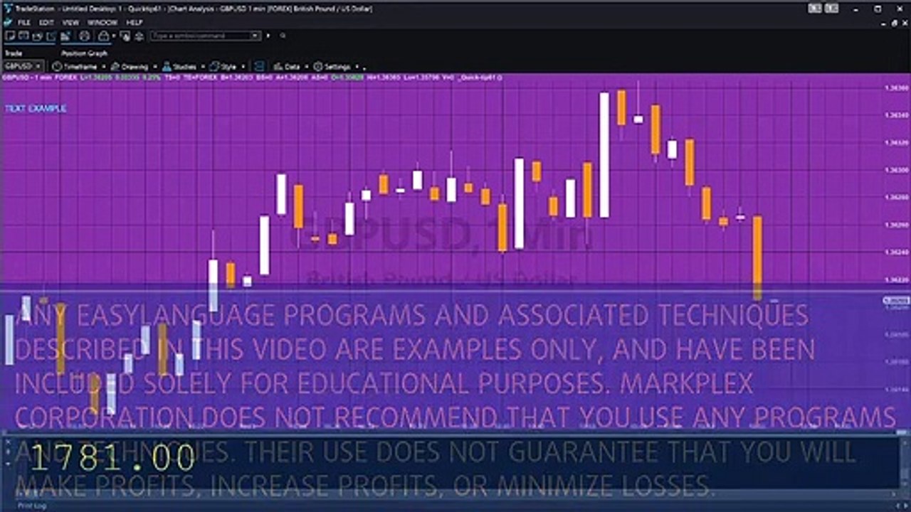 Quick-tip 61 | Change text object when close greater than close of the previous bar