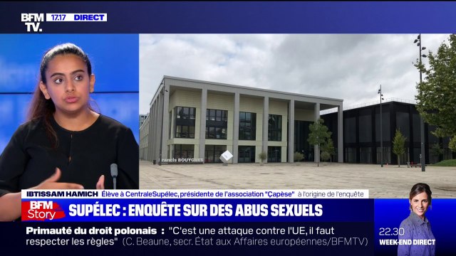 Violences sexuelles à CentraleSupélec: pour la présidente de l'association à l'origine de l'enquête, c'est un problème dont on ne parle peut-être pas assez