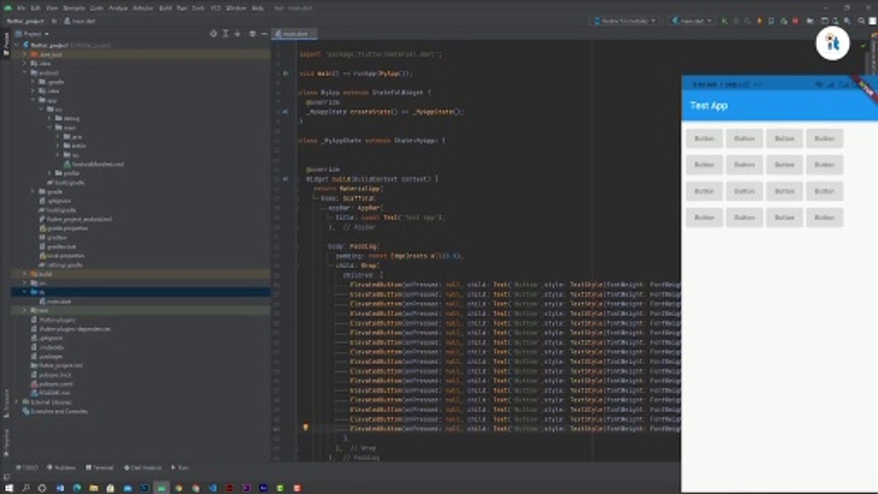 How to use Wrap widget flutter. Flutter wrap widget tutorials.