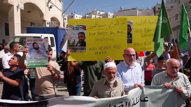 İsrail güçleri Batı Şeria'da gösteri düzenleyen Filistinlilere müdahale etti