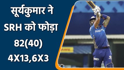 IPL 2021 MI vs SRH: Suryakumar Yadav makes mockery of SRH bowling attack | वनइंडिया हिंदी