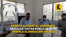 Fedoca sugiere al Congreso realizar vistas públicas ante posible eliminación del CEA