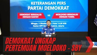 Gelar Konferensi Pers, Demokrat Ungkap Moeldoko Pernah Minta Jabatan Tinggi ke SBY