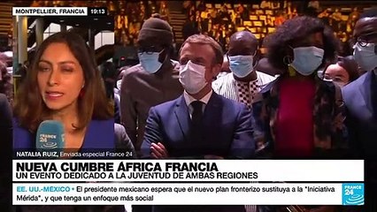 Informe desde Montpellier: Emmanuel Macron escuchó las preguntas de los jóvenes africanos
