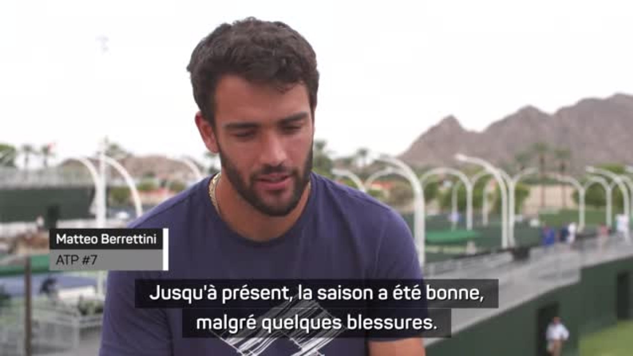 Indian Wells - Berrettini : "Maintenant, je sais quand le corps dit stop"