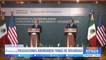 Conferencia de Prensa sobre el diálogo de Seguridad entre México y EEUU
