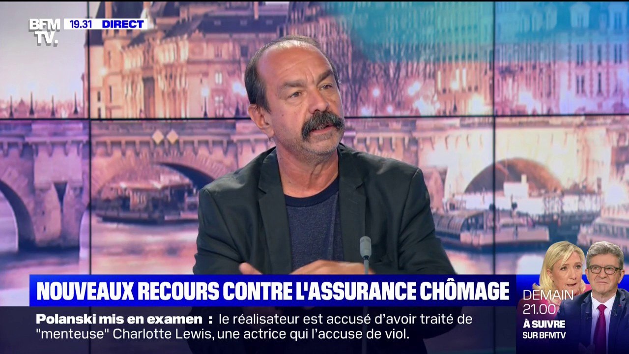 Réforme de l'assurance-chômage: pour Philippe Martinez (CGT), "le problème ce n'est pas les chômeurs, c'est le manque d'emplois"