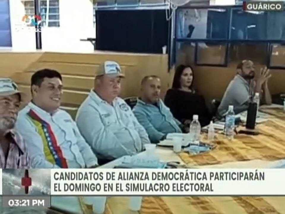 Candidatos de la Alianza Democrática en Guárico invitan a participar en el simulacro electoral este 10-OCT