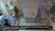 La Guardia Civil detiene a nueve personas cuando pretendían robar dinero de un furgón de seguridad