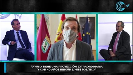 Enrique Ossorio: "Ayuso tiene una proyección extraordinaria y con 40 años ningún límite en su carrera"