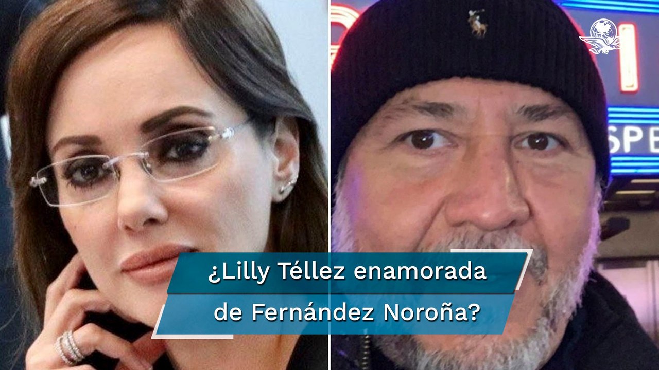 Estoy pensando que he cautivado a Lilly Téllez, dice Fernández Noroña y ella le responde