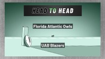 Florida Atlantic Owls at UAB Blazers: Spread