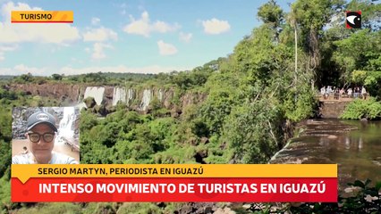 Intenso movimiento de turistas en iguazú