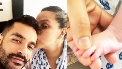 Angad Bedi Shares First Glimpse Of His Newborn Son In This Video