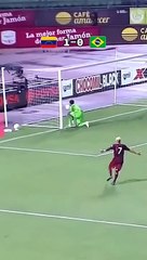 highlight football goal. Venezuela vs Brazil
