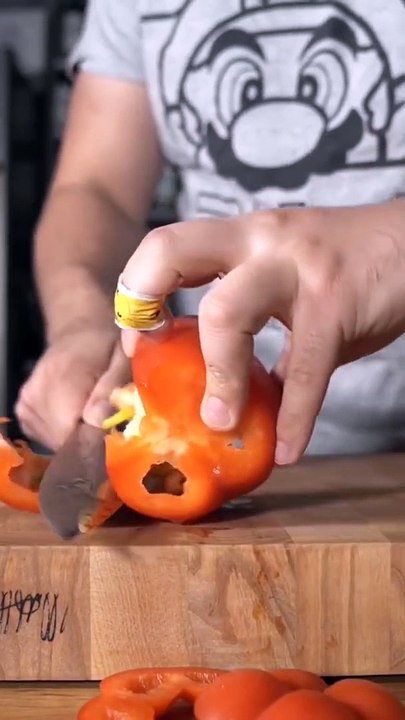 Cutting Food Skills ASMR #4 - Who can cut fruit faster than him