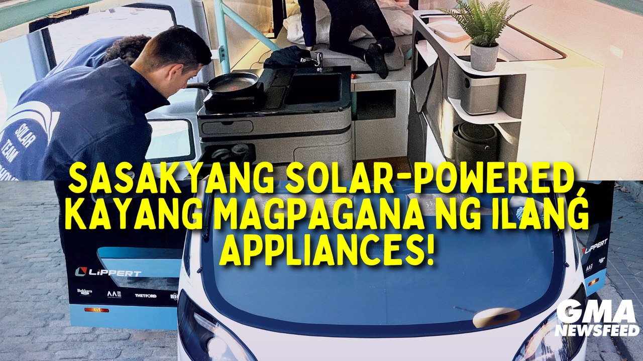 Solar-powered Stella Vita mobile home, umaraangkada sa Spain | GMA News Feed