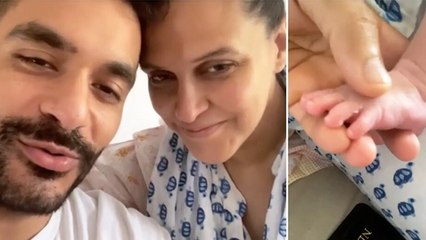 Neha Dhupia Angad Bedi ने दिखाई Baby Boy की झलक Video Viral । Boldsky