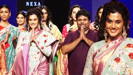 Lakme Fashion Week 2021: Taapsee Pannu Looks Elegant In A Saree