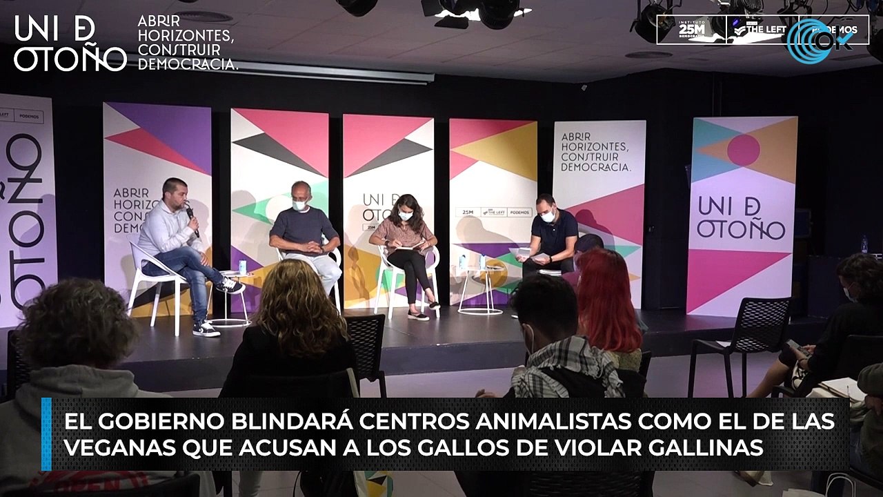 El Gobierno blindará centros animalistas como el de las veganas que acusan a los gallos de violar gallinas