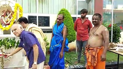 सरस्वती माता की प्रतिमा स्थापित