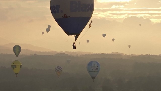 25 pilotes s'affrontent aux championnats allemands de montgolfières