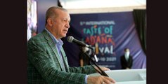 Cumhurbaşkanı Erdoğan, festival alanındaki vatandaşlara hitap etti