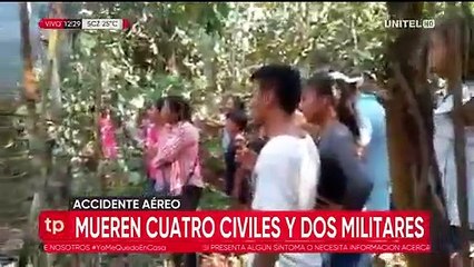Accidente aéreo en Pando, seis personas perdieron la vida  (2)