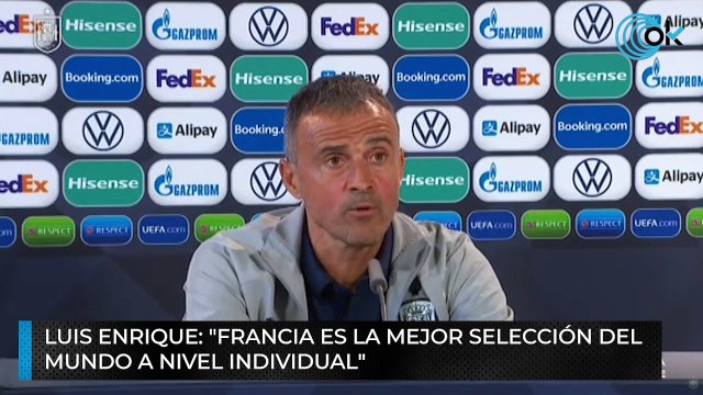 Luis Enrique: Francia es la mejor selección del mundo a nivel individual