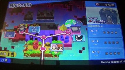 WarioWare Get It Together! Gameplay en Español 5ª parte: Comida y Muy Buen Ritmo
