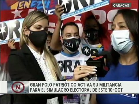 Gran Polo Patriótico invita a la población venezolana a participar en el Simulacro Electoral