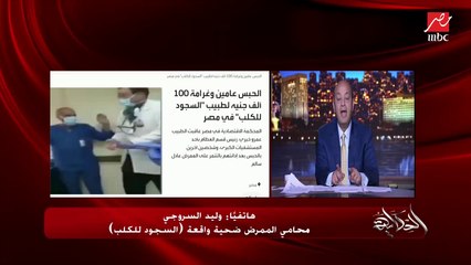 Download Video: وليد السروجي محامي الممرض ضحية واقعة السجود للكلب: الإجازة بدون مرتب مكتبهاش عم عادل.. والمستشفى كأنها بتعاقبه