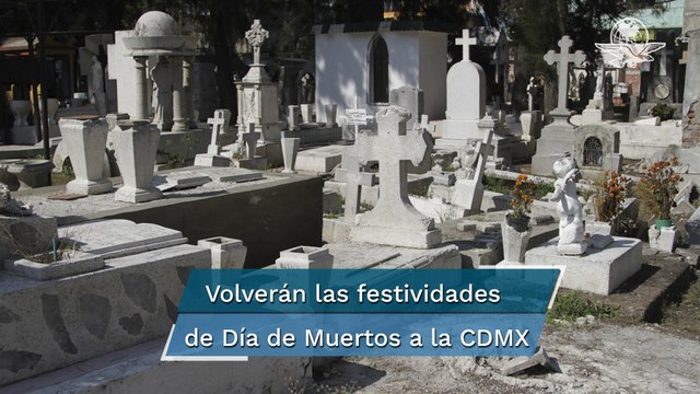 Panteones de la Ciudad de México abrirán el Día de Muertos: Sheinbaum