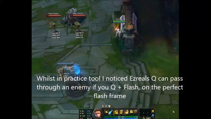 La nueva mecánica de Ezreal que le permite atravesar a un enemigo