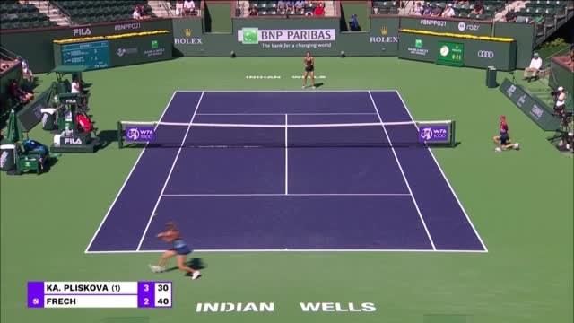 Top seed Pliskova eases to first up win at Indian Wells