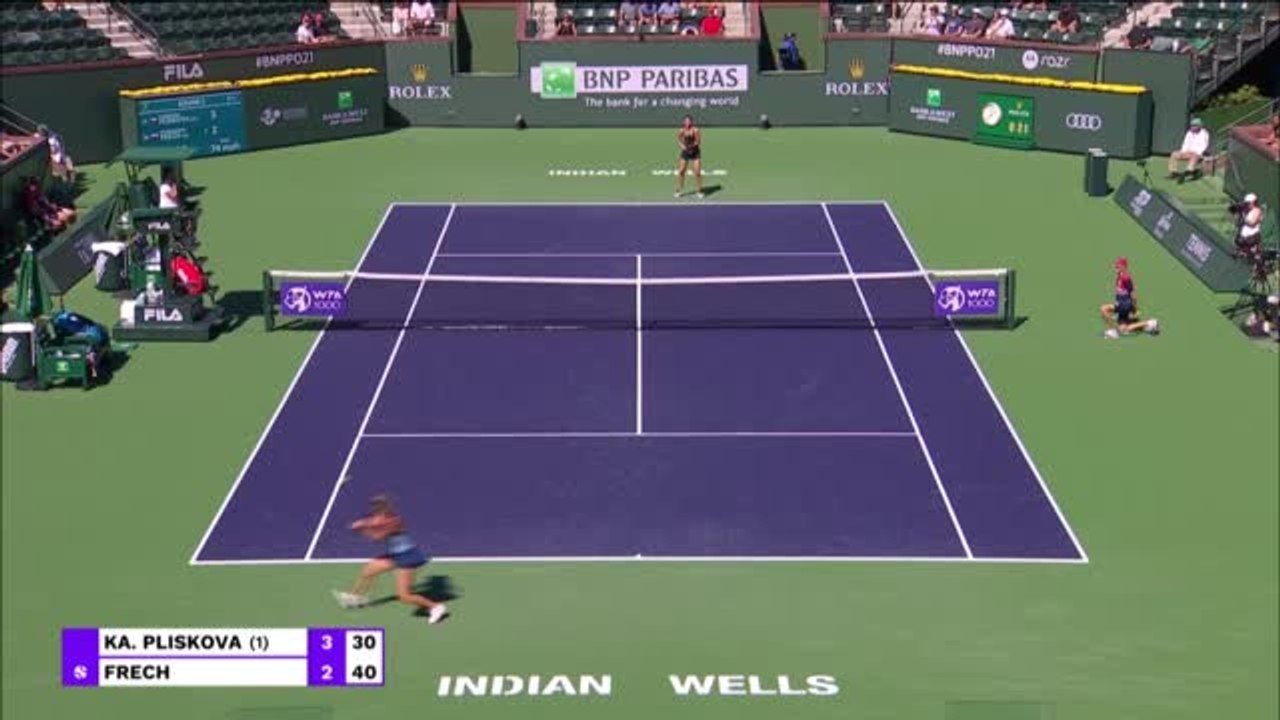 Top seed Pliskova eases to first up win at Indian Wells