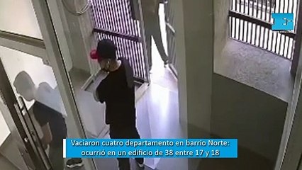 Vaciaron cuatro departamentos en un edificio de La Plata