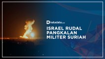 Rekaman Pesawat Tempur Israel Rudal Pangkalan Militer Suriah