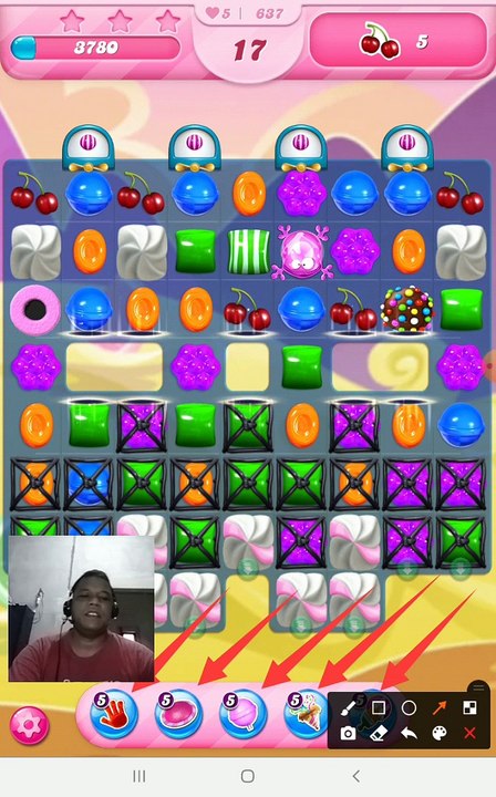 LEVEL 637 CANDY CRUSH SAGA MOD