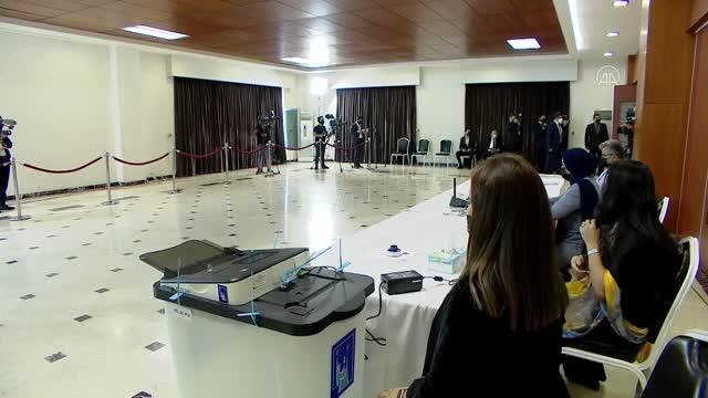 IKBY Başbakanı Mesrur Barzani, oyunu kullandı