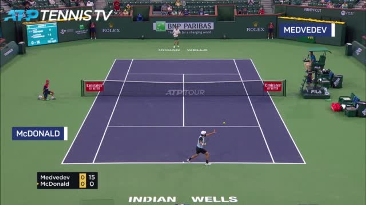 Magnificent Medvedev beats McDonald to cement I...